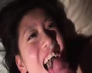 Chinese Girlfriend Swallow Cum